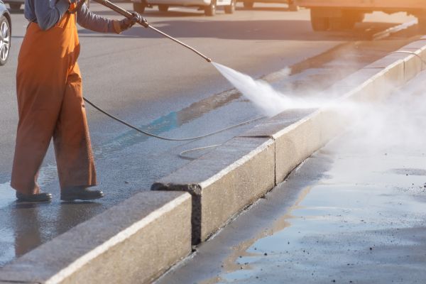 Commercial Concrete Cleaning in Mequon