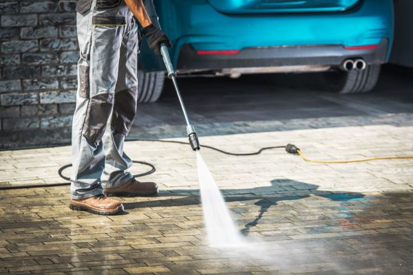 Driveway Pressure Washing in Mequon