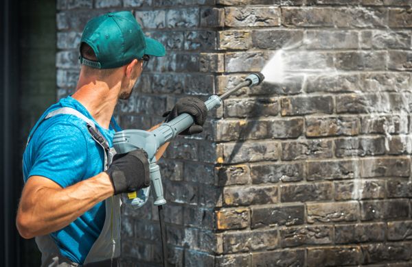 Brick Wall Cleaning in Mequon
