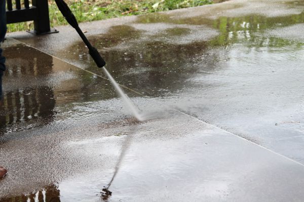 Concrete Deck Cleaning in Mequon