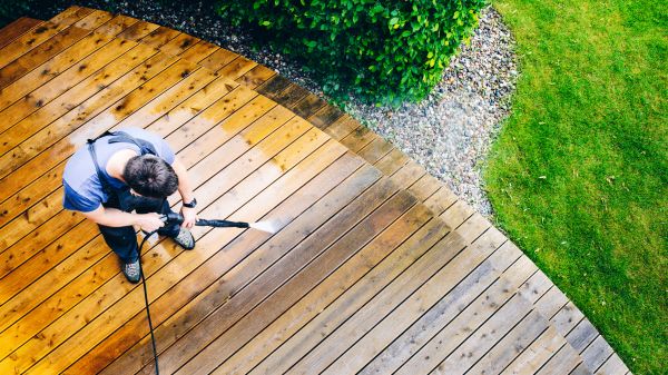Deck Pressure Cleaning in Mequon
