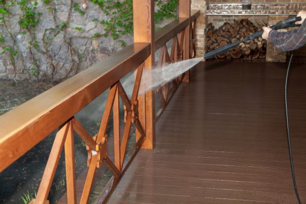 Porch Dirt Removal in Mequon