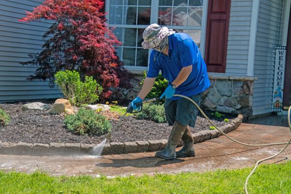 Brick Walkway Cleaning in Mequon